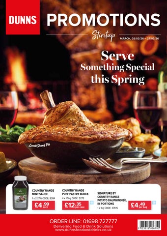 March 2026 Dunns Food and Drinks Stir It Up Foodservice Promotions 