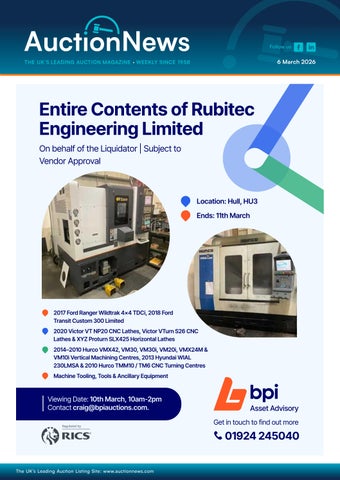 Auction News 6th March 2026