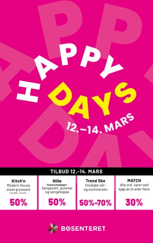 Bø Happy Days mars 2026