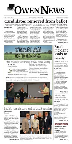 The Owen News -- March 6, 2026 (Vol. 3, Issue 3)