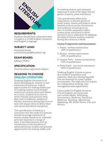 Frensham Heights Sixth Form Options Booklet 2026-28 by Frensham Heights ...