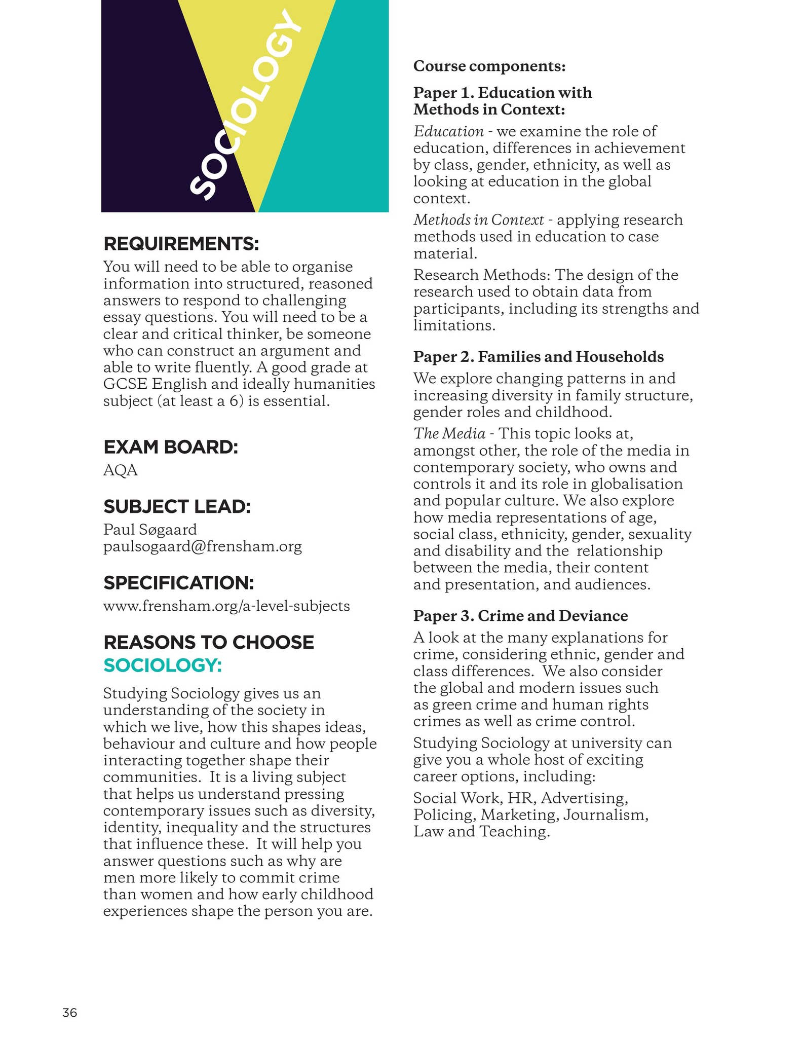 Frensham Heights Sixth Form Options Booklet 2026-28 by Frensham Heights ...