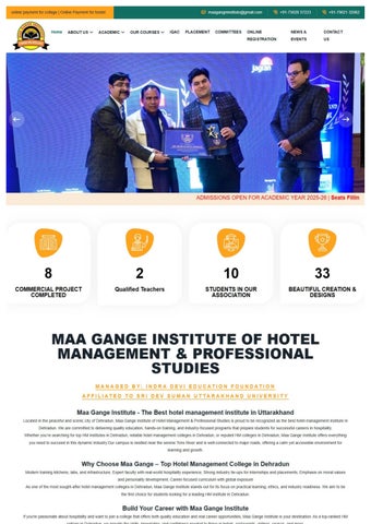 Hotel Management Institute in Dehradun