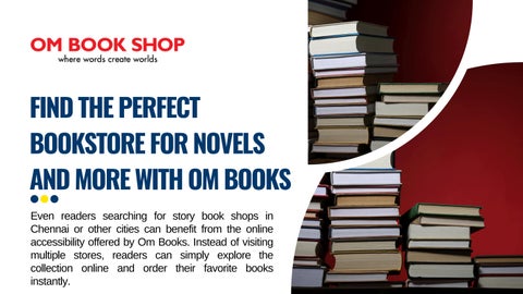 Find the Perfect Bookstore for Novels and More with Om Books
