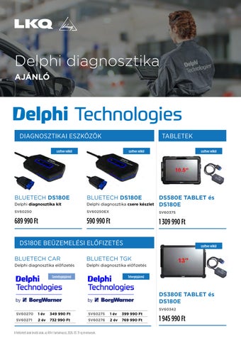 Delphi diagnosztika ajánló 2026 