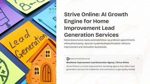 Top Strategies for Home Improvement Lead Generation Services