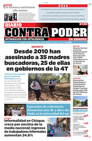 CONTRAPODER EDICIÓN 3324