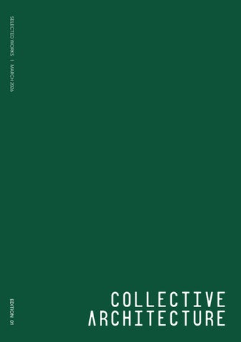 Collective Architecture Spring 2026 Brochure