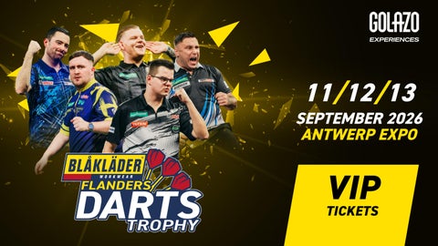 Hospitality Brochure | Blåkläder Flanders Darts Trophy