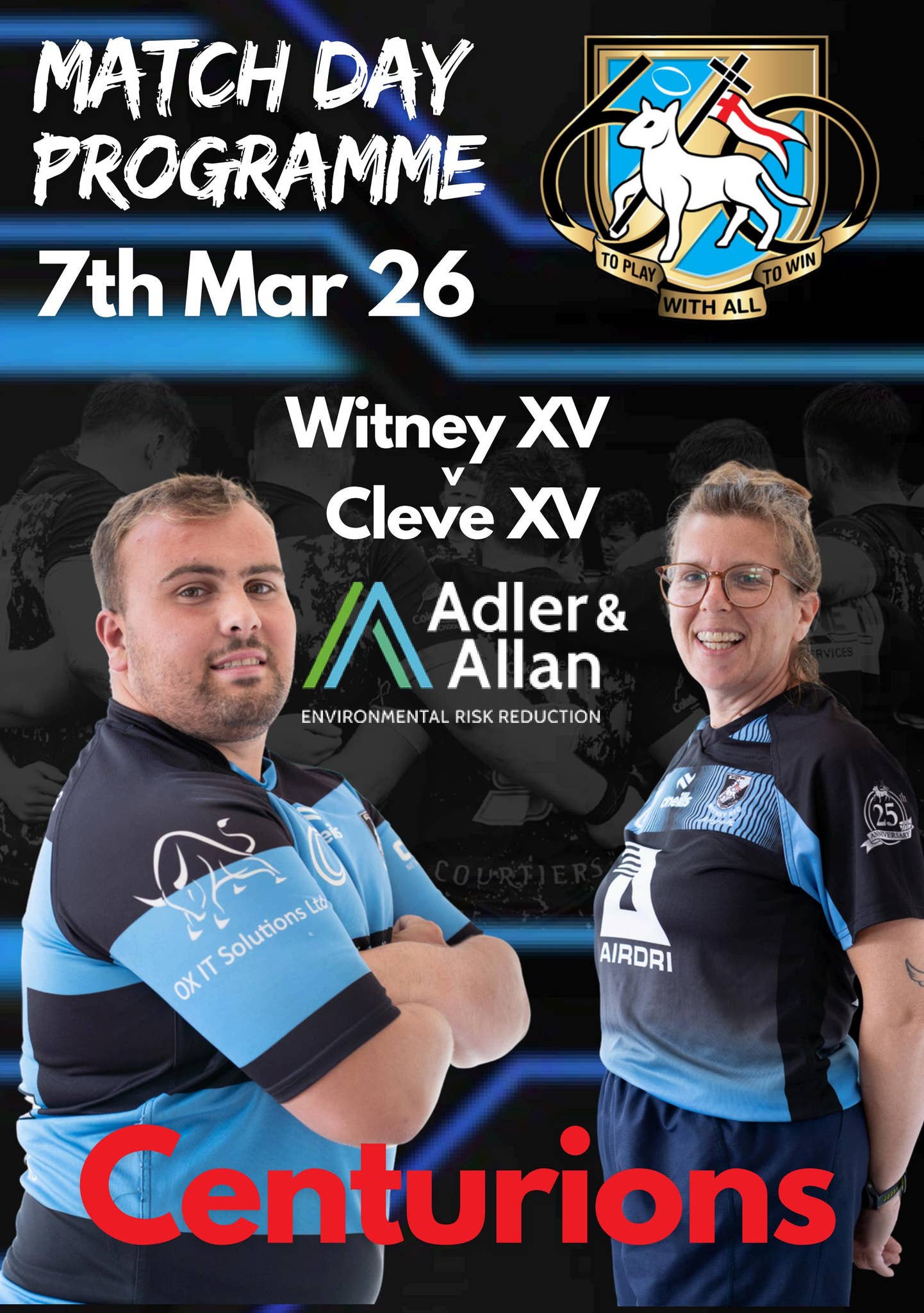 Witney Rfc Witney RFC Match Programme 07032026 by witneyrugby - Issuu