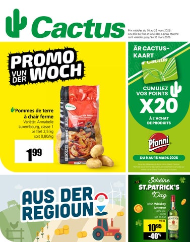 Dépliant Cactus du 10.03.2026