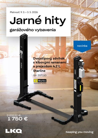 Jarné hity garážového vybavenia 3-4 2026