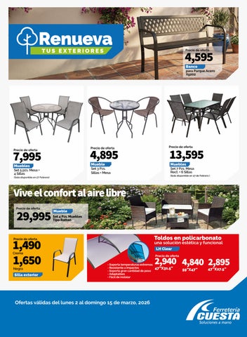 Renueva tus exteriores con Ferreteria Cuesta