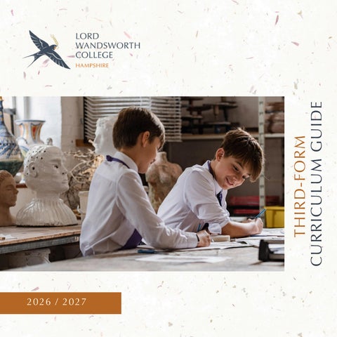 Third Form Options Booklet 2026