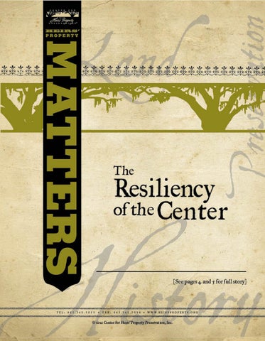 2021 Fall Newsletter The Resiliency of the Center
