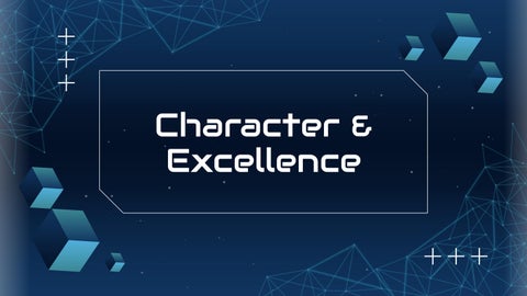 Character & Excellence Coffee Chat Presentation