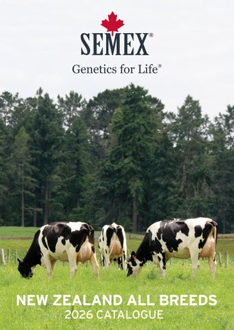 Semex New Zealand 2026 All Breeds Sire Catalogue
