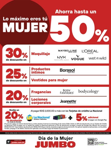 Lo máximo eres tú mujer - Jumbo 2025