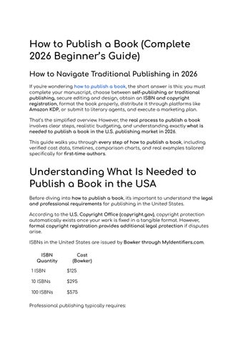 How to Publish a Book (Complete 2026 Beginner’s Guide)