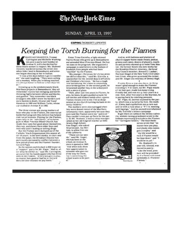  Keeping the Torch Burning for Flames — The New York Times