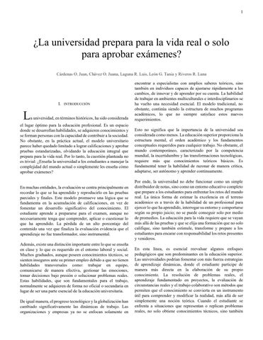 ¿La universidad prepara para la vida real o solo para aprobar
