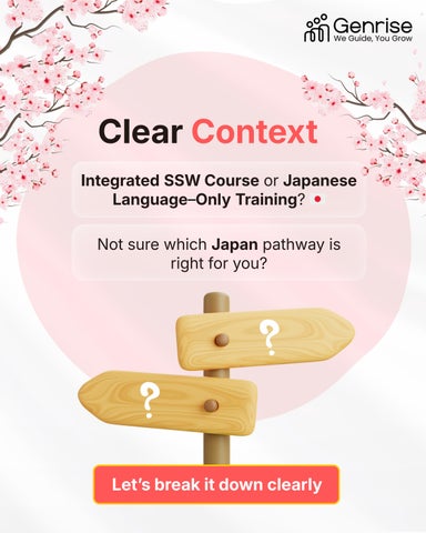 Choosing the Right Path to Japan | SSW Integrated Course vs Language Training