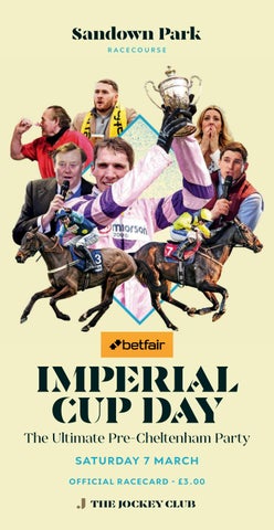 Sandown Park Racecard - Saturday 7th March