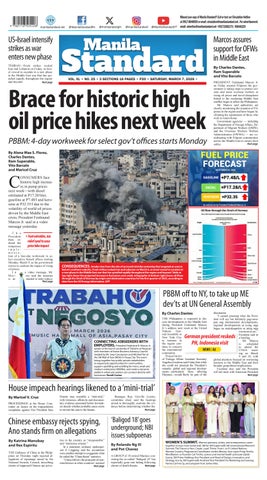 Manila Standard - 2026 March 7 - Saturday