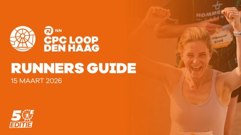 RUNNERS GUIDE NN CPC Loop Den Haag - 2026