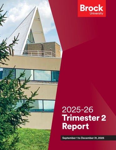 Brock University, 2025-26 Trimester 2 Report 