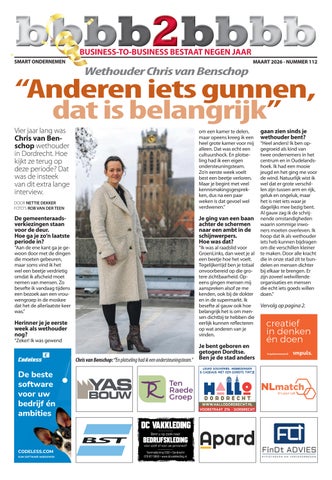 B2B Krant - Editie 112 - Maart 2026