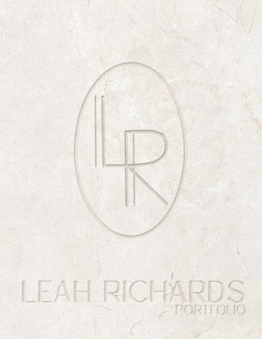 Leah Richards Portfolio
