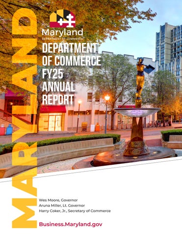 Maryland Department of Commerce FY25 Annual Report