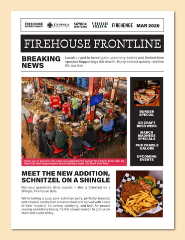 Firehouse Frontline - March 2026