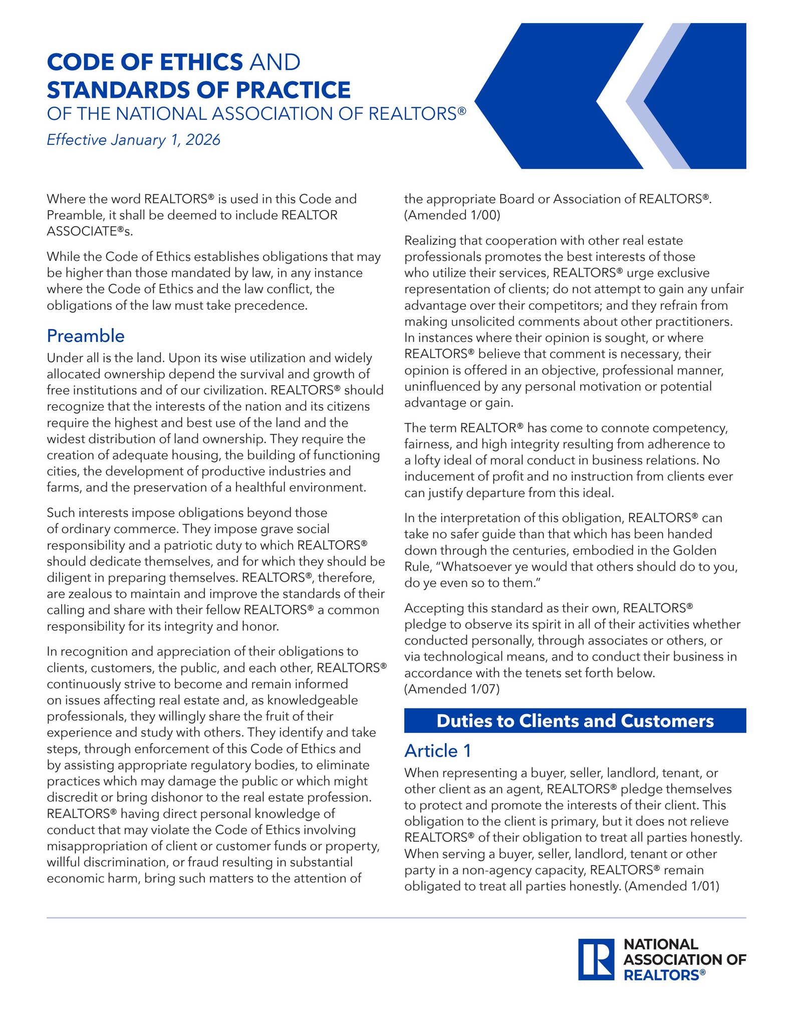REALTOR® Code of Ethics by sccarealtors - Issuu