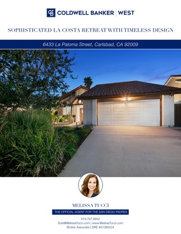 Melissa Tucci | 6433 La Paloma Street, Carlsbad