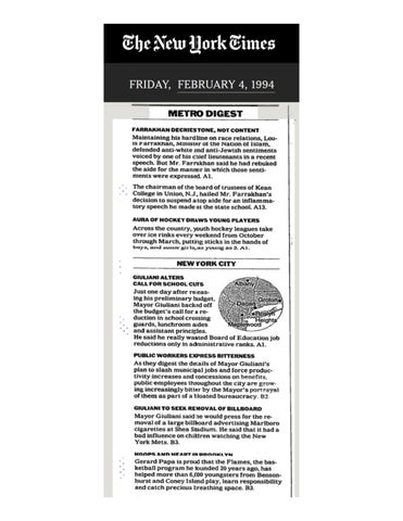 Metro Digest The Flames — The New York Times