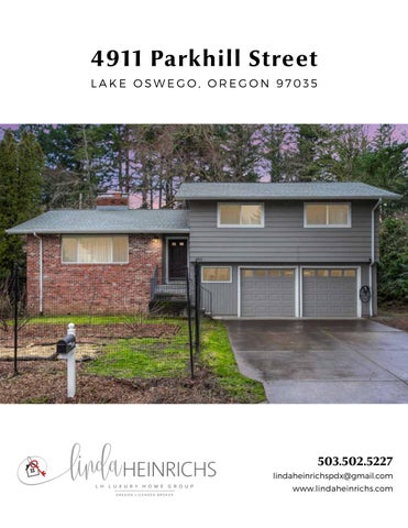 4911 Parkhill Street, Lake Oswego OR 97035