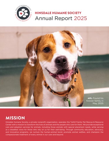Hinsdale Humane Society Annual Report 2025