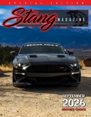STANG Magazine September 2026: Editor's Choice Issue