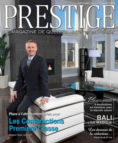 Magazine Prestige | Décembre 2011 - Janvier 2012
