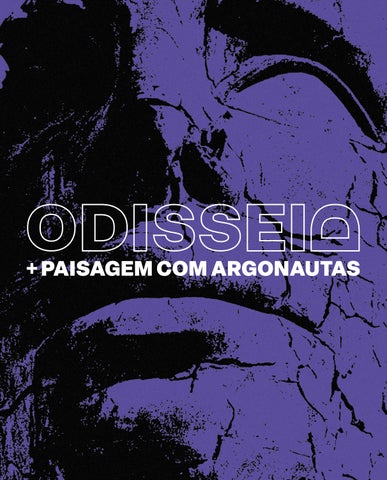 Programa do espetáculo ODISSEIA + PAISAGEM COM ARGONAUTASgonautas