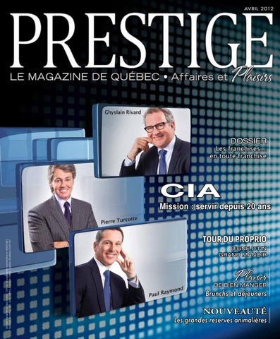 Magazine Prestige | Avril 2012