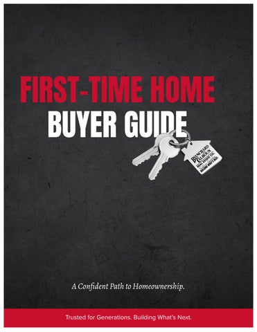 first time home buyer guide
