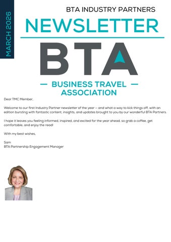 BTA Industry Partner Newsletter March 2026