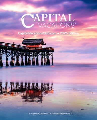 2026 Capital Vacations Club Owners Book