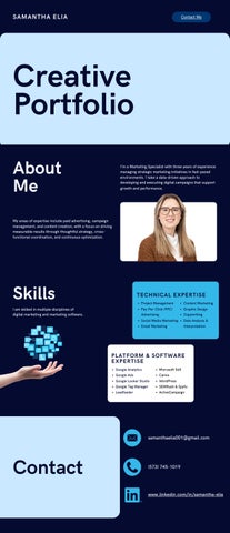 Samantha Elia's Portfolio
