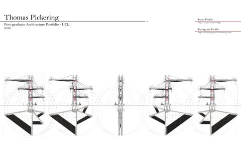 Thomas Pickering Portfolio - UCL 