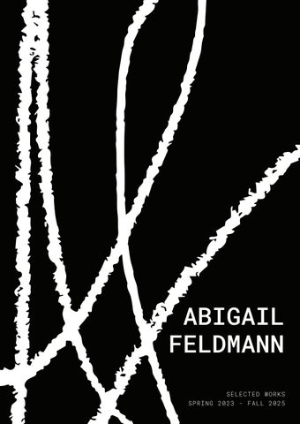 Abigail Feldmann - Architectural Portfolio