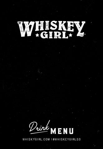 Whiskey Girl Menu Book 2026